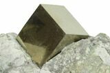 Cluster Of Shiny, Natural Pyrite Cubes - Navajun, Spain #132560-2